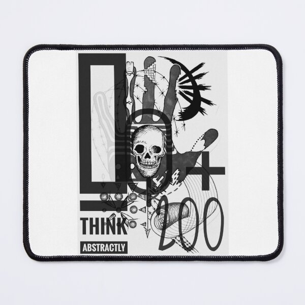 Item preview, Hand and skull abstraction with the inscription designed and sold by Lucky Day Shop 777.