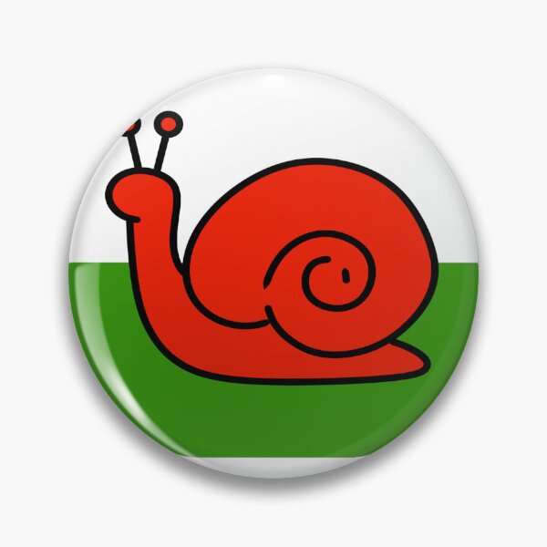 Item preview, Wales 20mph snail flag speed limit designed and sold by SoulTrekking.