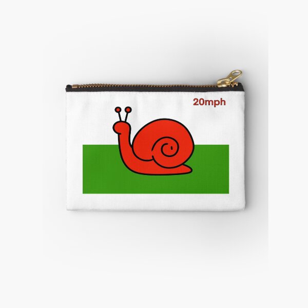 Item preview, Wales 20mph snail flag speed limit designed and sold by SoulTrekking.