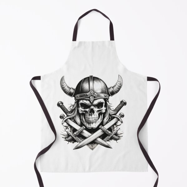 Item preview, Skull in Viking helmet  designed and sold by Elegant Edge.
