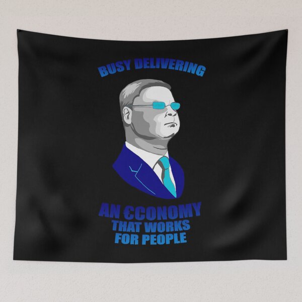 Item preview, Busy delivering an €conomy that works for people designed and sold by GEORGELDROYD.