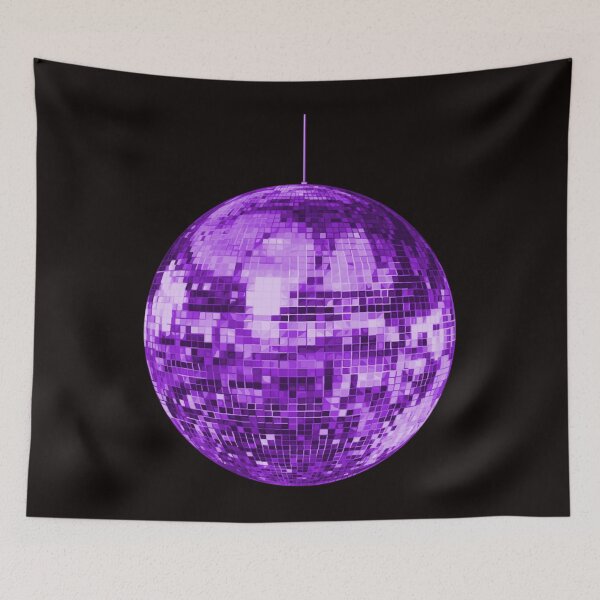 Item preview, Bola de discoteca retro púrpura designed and sold by CHERYGONZA.