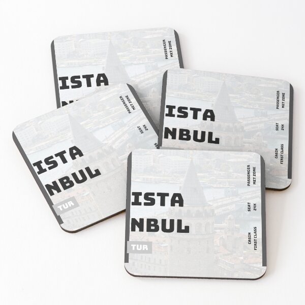 Item preview, Boarding Pass Ticket Istanbul designed and sold by metastaban.