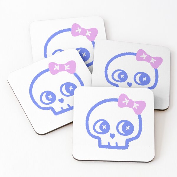 Item preview, Cute looking halloween skull designed and sold by Lullapis-Studio.