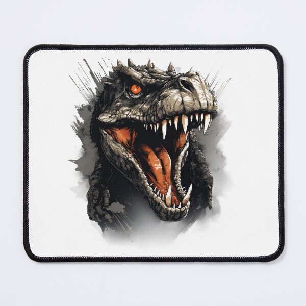 Item preview, Roaring Tyrannosaurus Face - AI-Created Art T-Shirt designed and sold by AIPICCRAFT.