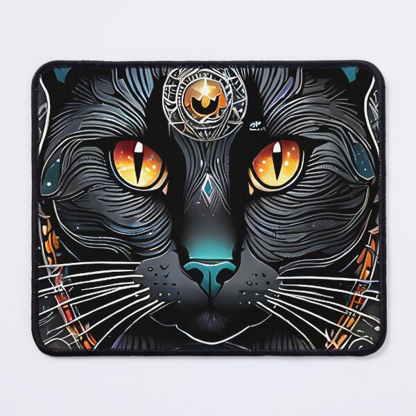 Item preview, Mystical, Magical Witches Cat designed and sold by Pixelalchemy31.