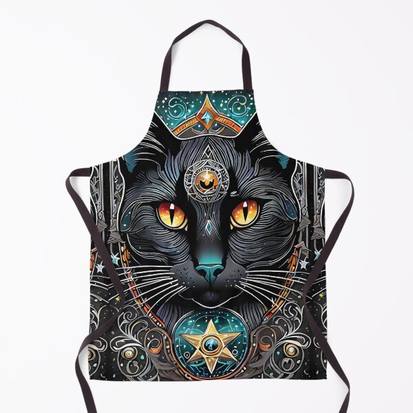 Item preview, Mystical, Magical Witches Cat designed and sold by Pixelalchemy31.