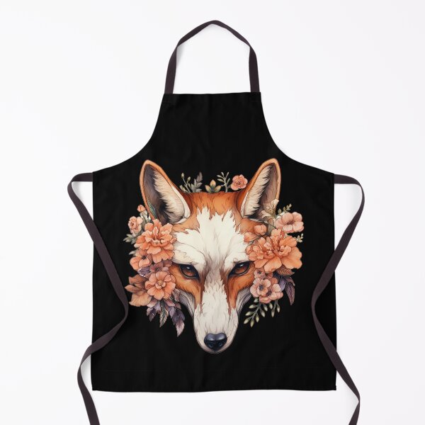 Item preview, Fox with flowers designed and sold by norcadesign.