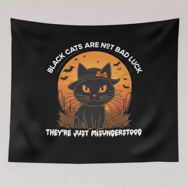 Item preview, Black cats are not bad luck. They're just misunderstood designed and sold by Buyfastcart.