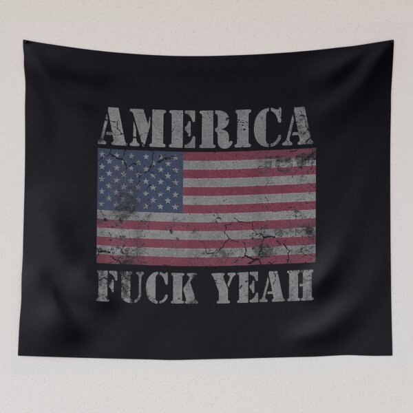 Item preview, America Fuck Yeah USA  Quotes Patriotic  	 designed and sold by mpbqzfls15.