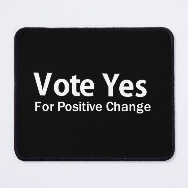Item preview, vote yes for positive change t-shirts designed and sold by DesignYourWaystore.