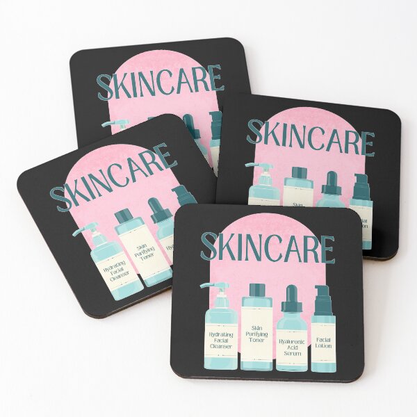 Item preview, Cleanser Toner Serum Lotion Skincare Steps Beauty Secrets designed and sold by ObsidianDaz.