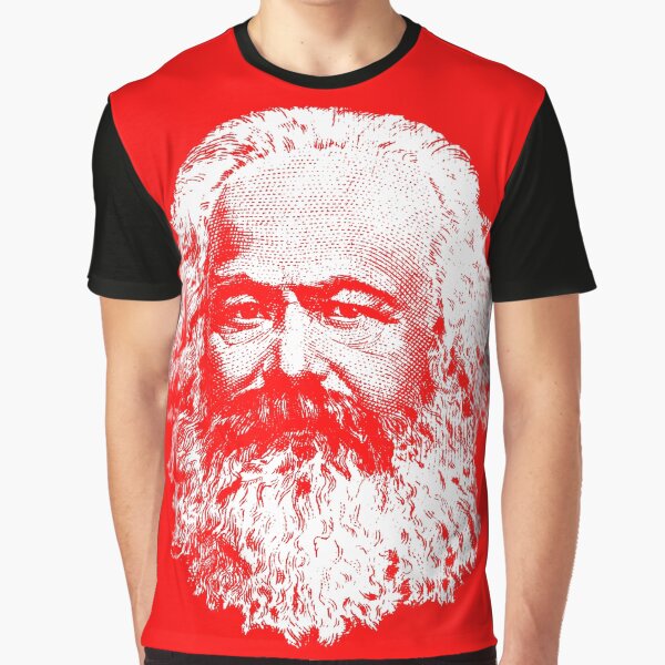 Vista previa del artículo con la obra «Karl Marx», diseñado y vendido por monsterplanet.