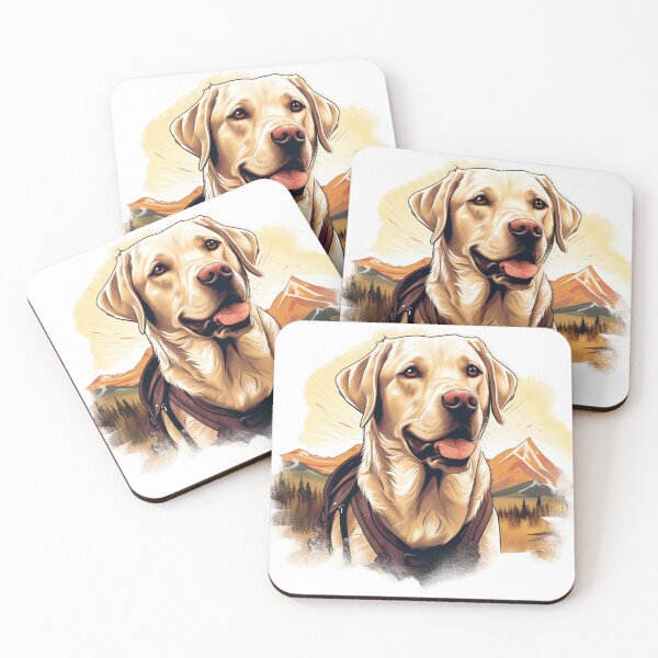 Item preview, Beautiful, colorful labrador dog theme designed and sold by Okracha.