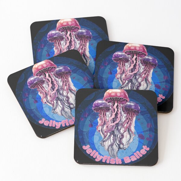 Item preview, Jellyfish Ballet Reds and Purple  designed and sold by LaldyAnimals.