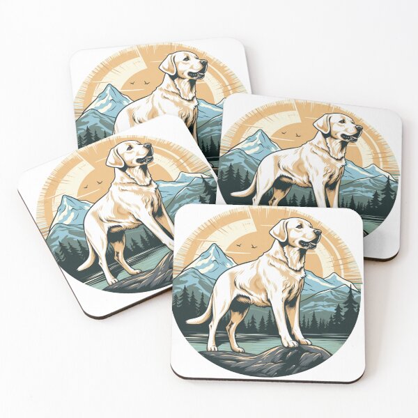 Item preview, Beautiful, colorful labrador dog theme designed and sold by Okracha.