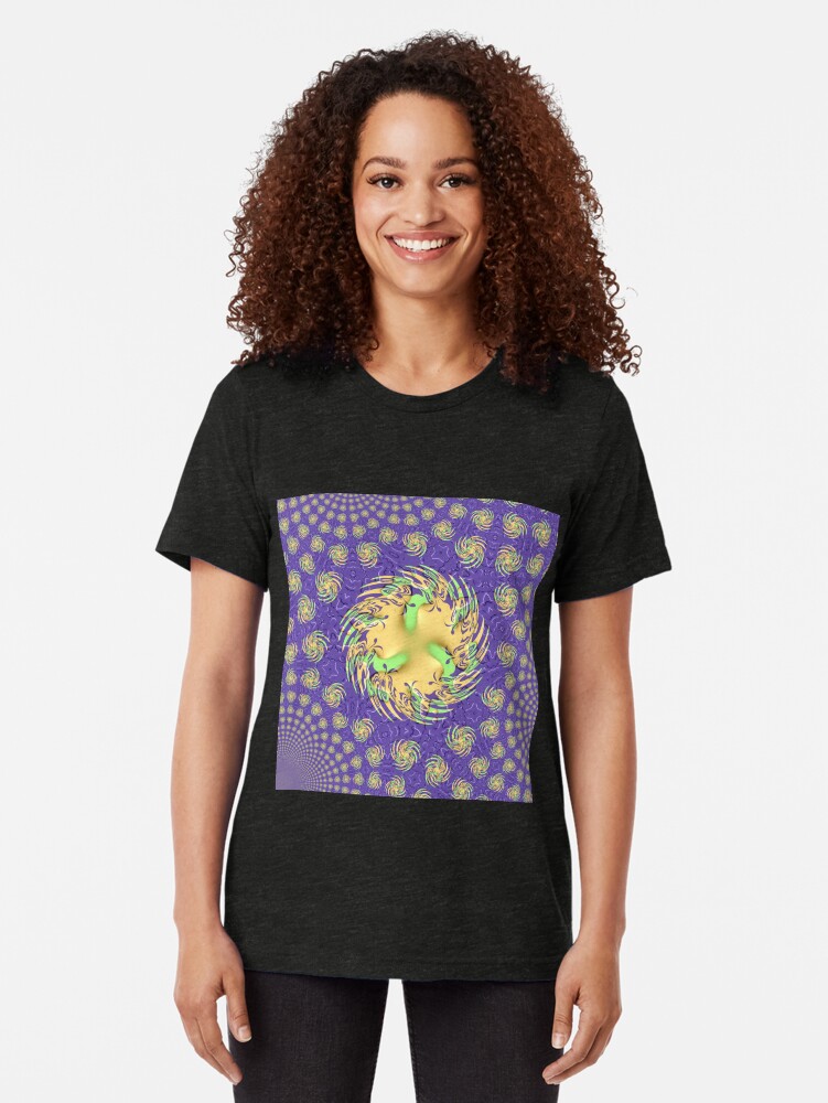 Alternate view of Moonlight Reflections Tri-blend T-Shirt