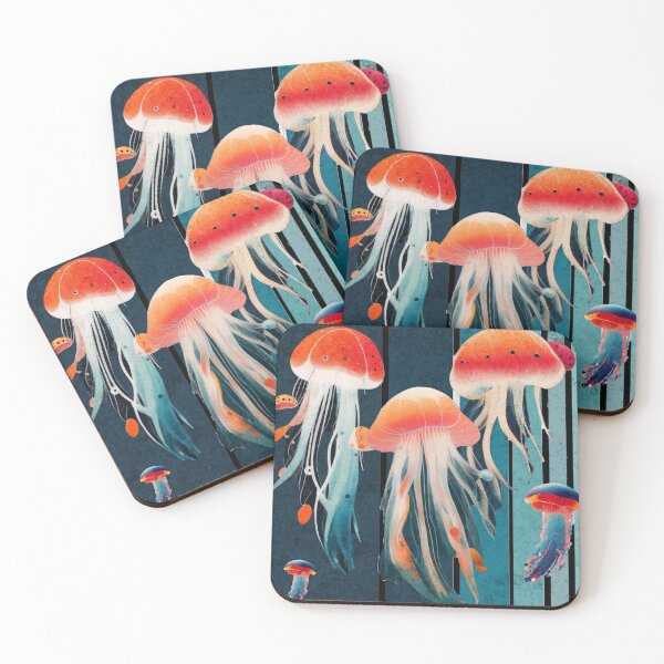 Item preview, Jellyfish Ballet Orange designed and sold by LaldyAnimals.