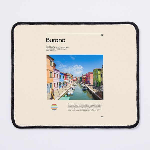 Item preview, Visit Burano, Italy (Travel poster) designed and sold by RabbitK.