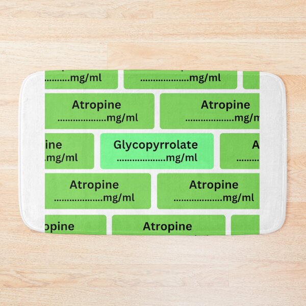 Item preview, Anesthesia Green Label for Anaesthetist designed and sold by The Remi Reserve.