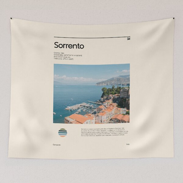 Item preview, Visit Sorrento, Italy (Travel poster) designed and sold by RabbitK.
