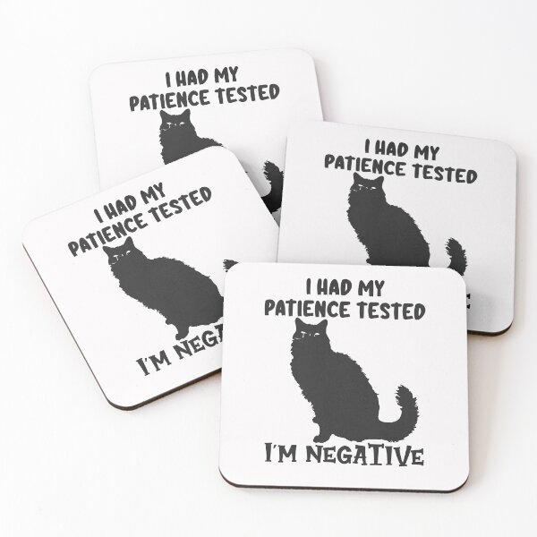 Item preview, I Had My Patience Tested I'm Negative designed and sold by Buyfastcart.