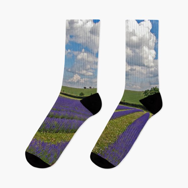 Item preview, Lavender Field Purple Flowers Cotswolds England designed and sold by AndyEvansPhotos.
