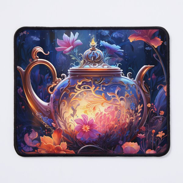 Item preview, Tea time and flowers Still life 1 designed and sold by Red Witch Art.