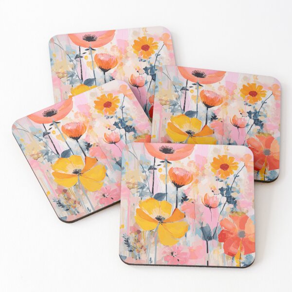 Item preview, Floral Burst: Abstract Artistic Composition of Flowers designed and sold by TheFrenchVegan.