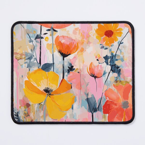 Item preview, Floral Burst: Abstract Artistic Composition of Flowers designed and sold by TheFrenchVegan.