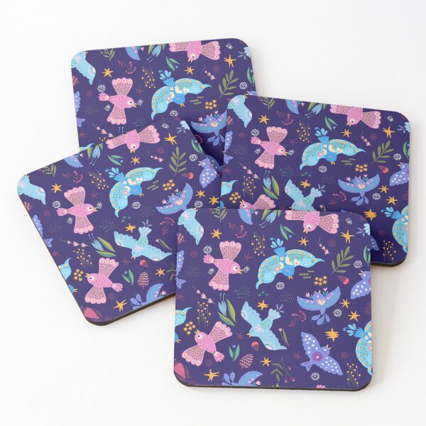 Item preview, Blue birds of happiness designed and sold by Olga Matskevich.
