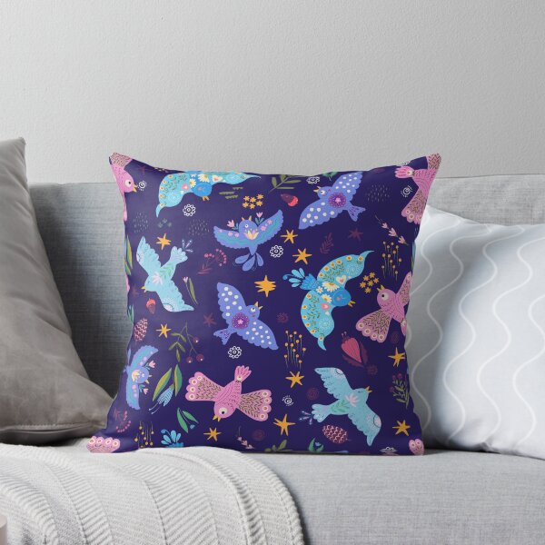 Item preview, Blue birds of happiness designed and sold by Olga Matskevich.