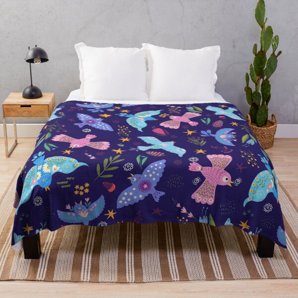 Item preview, Blue birds of happiness designed and sold by Olga Matskevich.