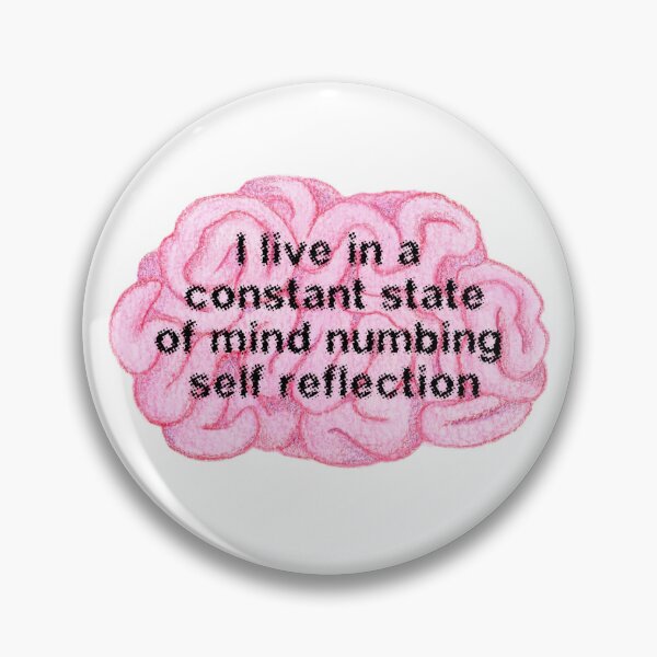 Item preview, Numbing Self Reflection Sticker designed and sold by RavynsRoost.