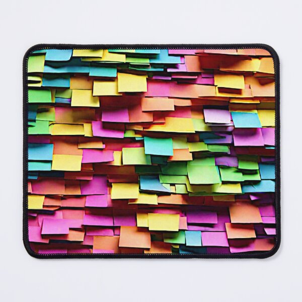 Item preview, The vibrant artwork vector of a rainbow post-it note added a splash of color and positivity to the otherwise monochromatic office decor. designed and sold by Best-Art-32.
