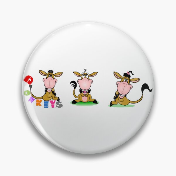 Item preview, Funny donkeys  designed and sold by Shirley cute art .