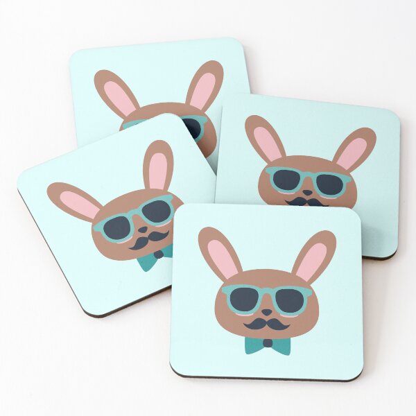 Item preview, Brown Hipster Bunny with Sunglasses designed and sold by TakaTatu.
