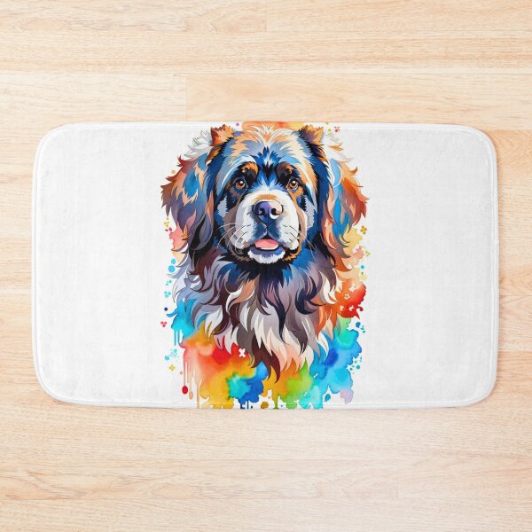 Item preview, Colorful Newfoundlander designed and sold by Imaginaria Inkworks.