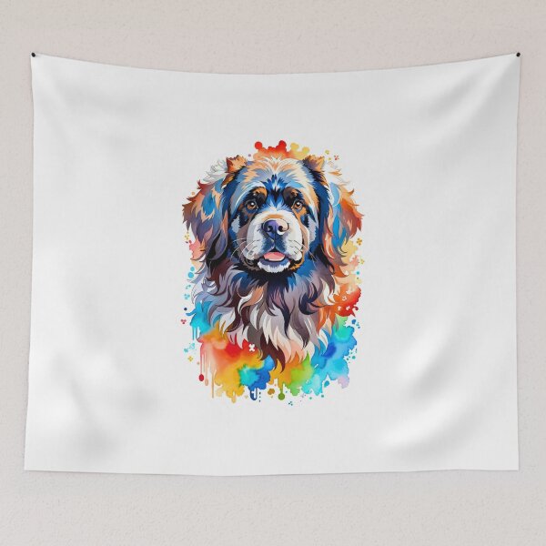 Item preview, Colorful Newfoundlander designed and sold by Imaginaria Inkworks.