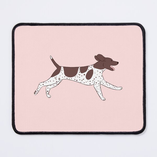 Item preview, Cute running german shorthaired pointer dog illustration  designed and sold by Yaragold.