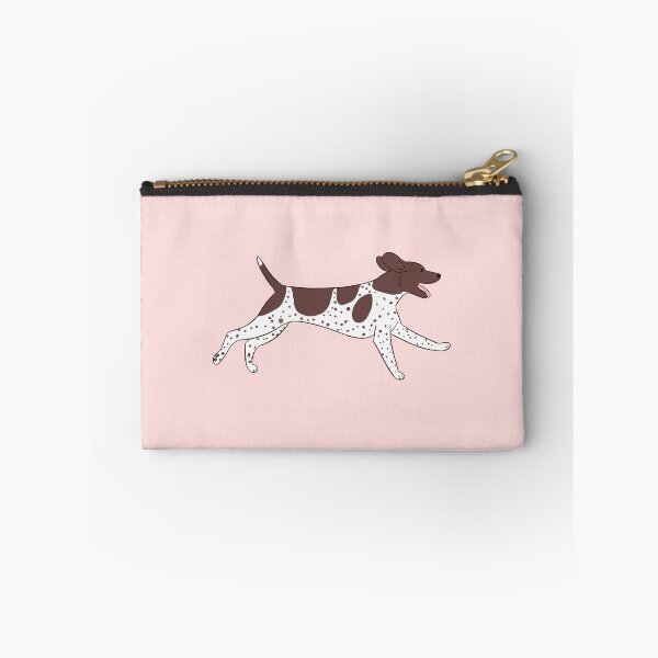 Item preview, Cute running german shorthaired pointer dog illustration  designed and sold by Yaragold.