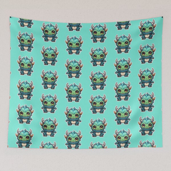 Item preview, cute monster designed and sold by SketchysDESIGNS.