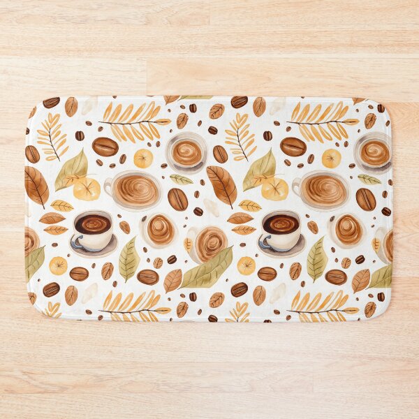 Item preview, watercolor cup of Coffee Pattern designed and sold by SweetEvolution.