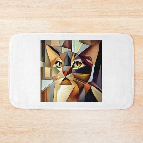 Item preview, Cubist Whiskers: The Feline Abstract designed and sold by ReplyGirl.