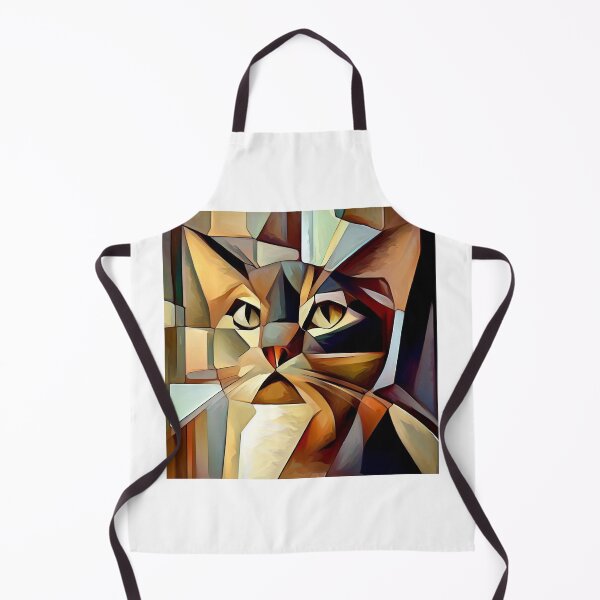Item preview, Cubist Whiskers: The Feline Abstract designed and sold by ReplyGirl.