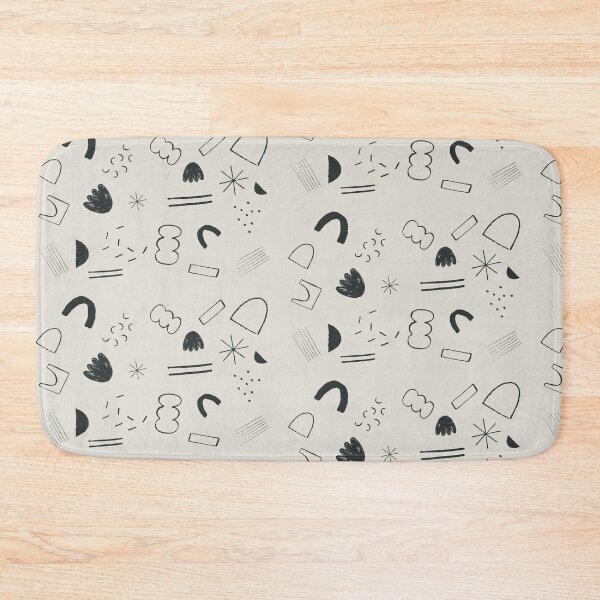 Item preview, Hand drawn minimal abstract organic shapes pattern designed and sold by Sammy-1998.