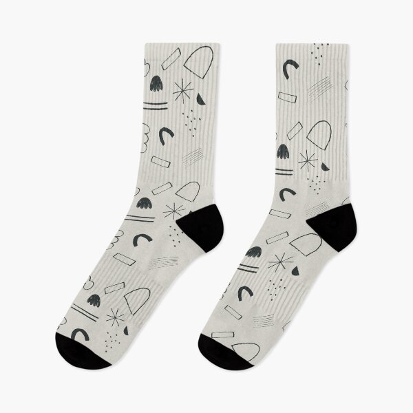 Item preview, Hand drawn minimal abstract organic shapes pattern designed and sold by Sammy-1998.