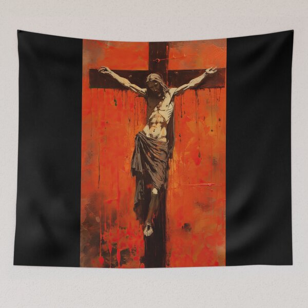 Artikelvorschau, Heilige Verehrung: Jesus Christus am Kreuz entworfen und verkauft von Philipe3d.