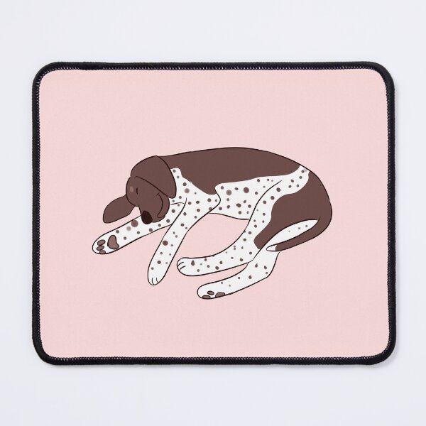 Item preview, Cute sleeping german shorthaired pointer dog illustration designed and sold by Yaragold.