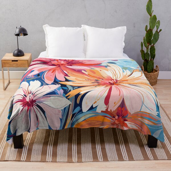 Item preview, Vibrant Floral Fusion designed and sold by TheFrenchVegan.